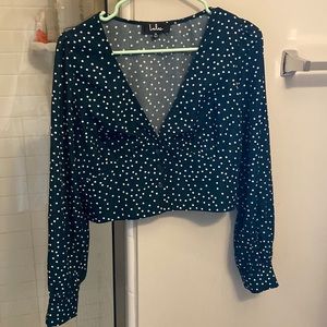 Lulu’s button up deep v